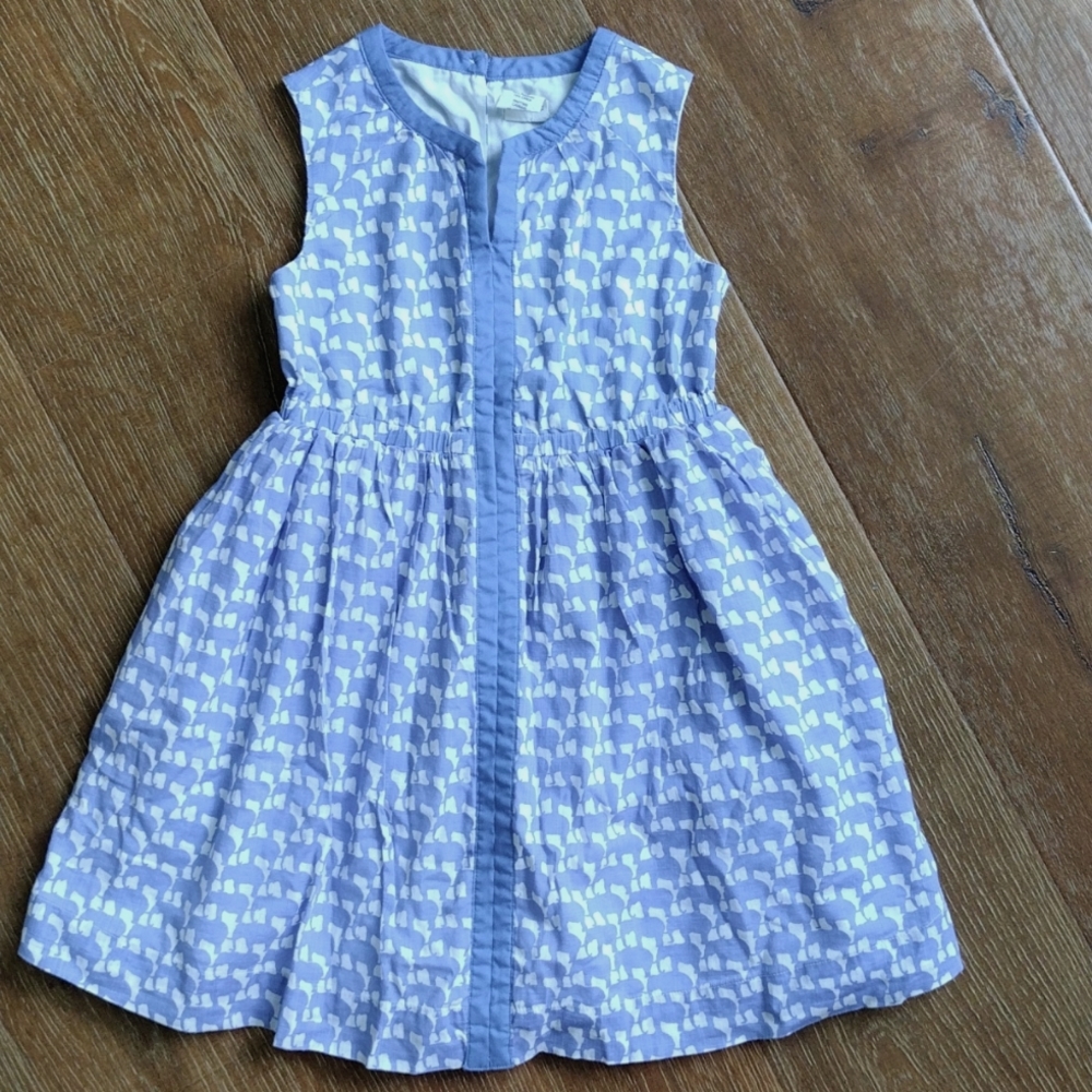 Crewcuts Blue Elephant Summer Dress 5